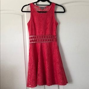 Hot Pink lace dress